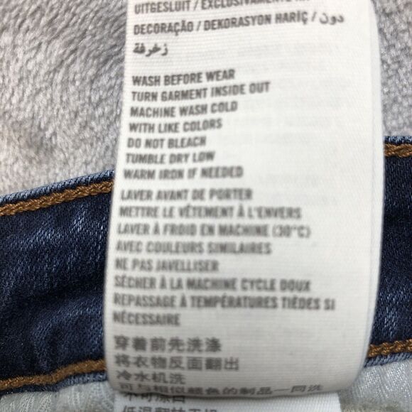 Abercrombie & Fitch WOMENS 2L Classic Stretch Low Rise Skinny Jeans Split Ankle - Picture 8 of 12